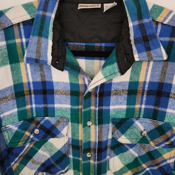 Field and Stream Mens Flannel Button Front Long Sleeve Plaid Shirt Size Large - Picture 3 of 6